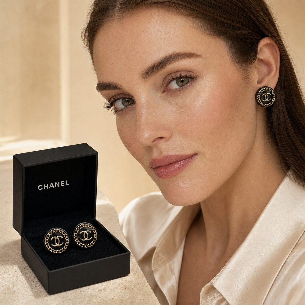 CHANEL Classic Parisian Earrings Style 42 | New with Box - Picture 9 of 9